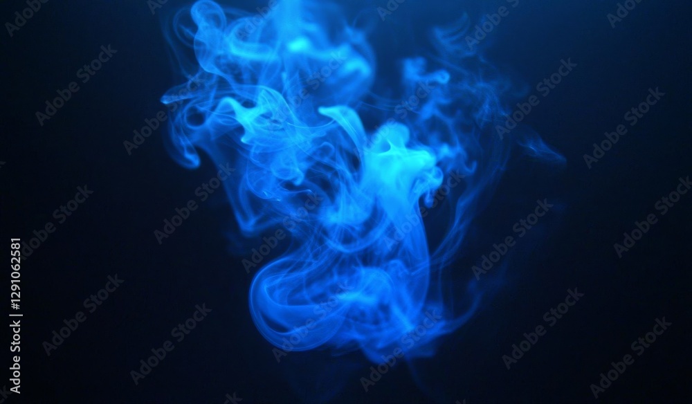 Abstract blue smoke mist fog on a black background. Texture background for graphic and web. , isolated on white background, , copy space for text, Abstract blue smoke mist fog on a black background. Texture background for graphic and web. , isolated on white background, , copy space for text,