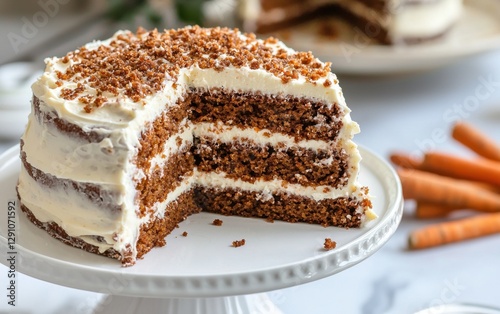 Wallpaper Mural Carrot Cake with Cream Cheese Frosting Torontodigital.ca