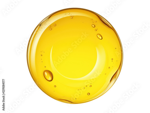 oil blob isolated on white or transparent png