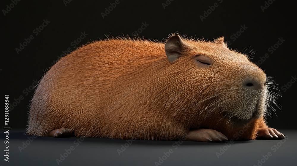 Capybara encounter zoo animal photography nature close-up