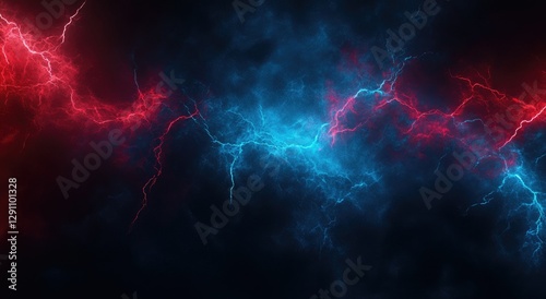 Powerful Lightning Storm Visual