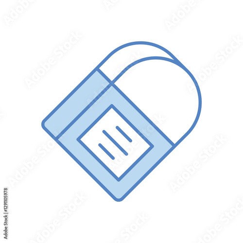 Eraser Vector icon