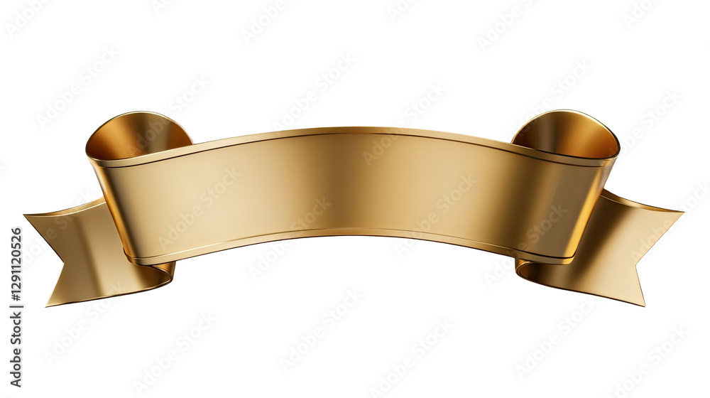 Elegant golden ribbon banner design for labels, promotions, and decorative purposes in various projects. Elegant golden ribbon banner design for labels, promotions, and decorative purposes in various projects.
