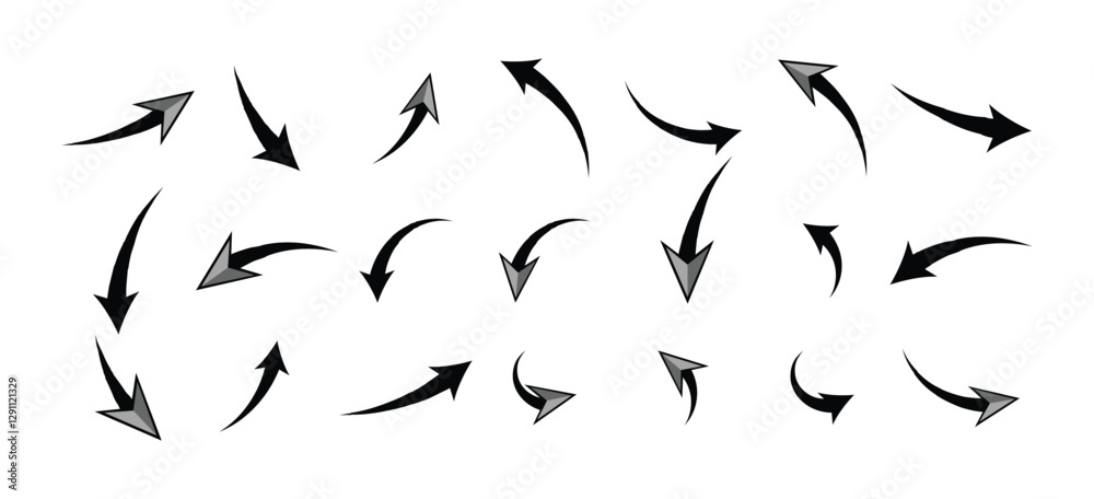 Arrows black set icons, arrow icon, modern simple arrows, arrow vector collection cursor Arrows black set icons, arrow icon, modern simple arrows, arrow vector collection cursor