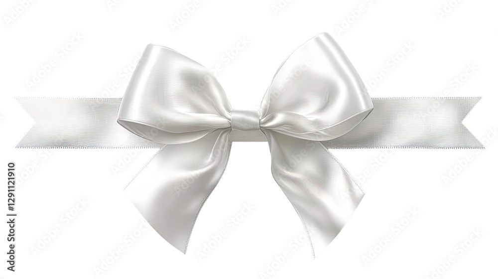 Elegant white ribbon bow perfect for gifts, decorations, or festive occasions, symbolizing celebration and joy. Elegant white ribbon bow perfect for gifts, decorations, or festive occasions, symbolizing celebration and joy.