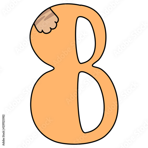 orange number 0