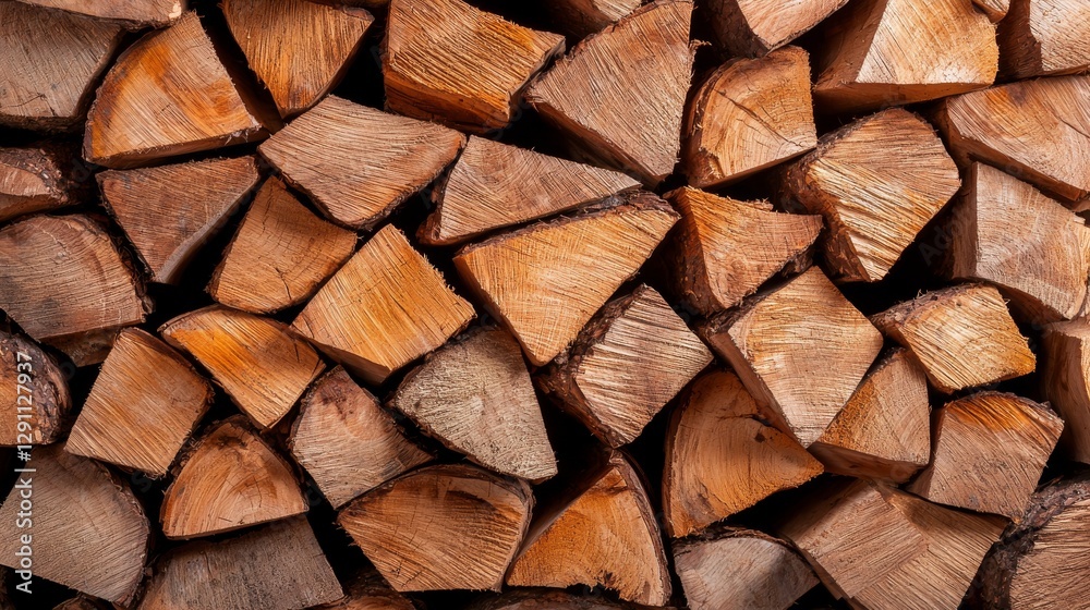 Rustic firewood stack arrangement in a cozy cabin setting textured close-up view warm ambiance for outdoor enthusiasts Rustic firewood stack arrangement in a cozy cabin setting textured close-up view warm ambiance for outdoor enthusiasts