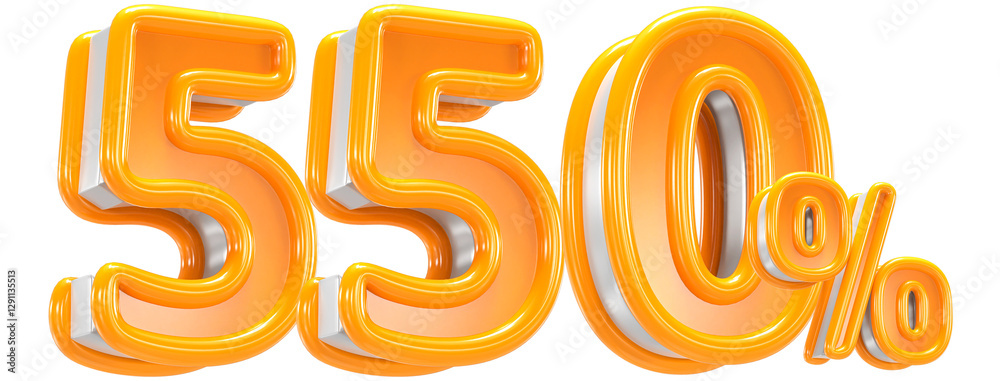 3D Representation of Number Percent 3D Representation of Number Percent