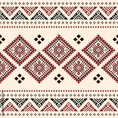 Southwest Aztec geometric Native American Mexican Navajo tribal ethnic boho indian texture ornament seamless pattern fabric colorful design vector for woven textile printing blanket rug carpet fashion