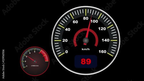 Speedometer Dashboard - Vehicle Speed Display & Performance Gauge

