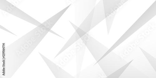 Abstract white tringle diamond shapes background. Abstract white and grey geometric triangle background design for poster, banner,  shades tringle background Vector Illustration.