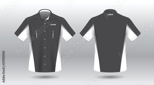 simple and modern short sleeve work shirt