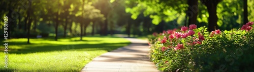 Wallpaper Mural Smart Irrigation System in Urban Park for Efficient Water Management and Conservation Torontodigital.ca