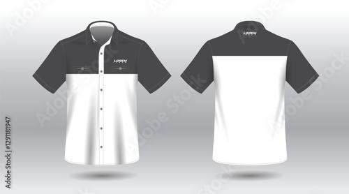 simple and modern short sleeve work shirt