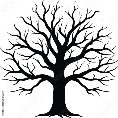 tree silhouette vector