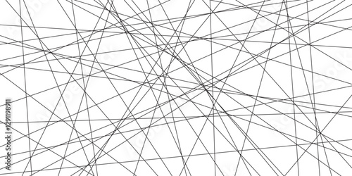 Abstract black lines with white background. Creative and geometric shape with luxury pattern and paper texture design. abstract background with stripes for website design Technology background.	