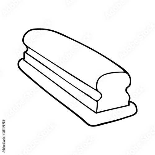 eraser sketch vector illustration