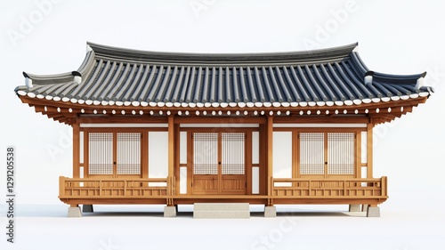 한국,한옥,기와,집,모형,전통