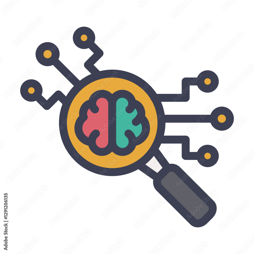 search brain electronic filled style