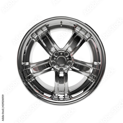 Chrome alloy wheel rim design car part automotive styling,