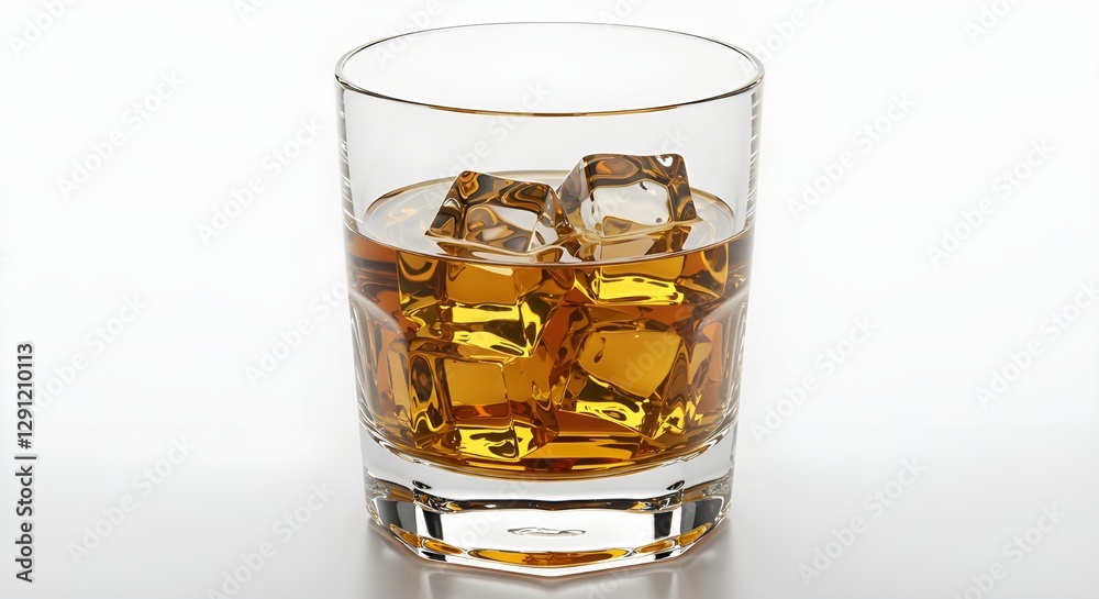 vaso de whisky. Rico e indulgente, un vaso lleno de whisky capturado en un fondo transparente. El vertido perfecto para los conocedores del whisky. vaso de whisky. Rico e indulgente, un vaso lleno de whisky capturado en un fondo transparente. El vertido perfecto para los conocedores del whisky.