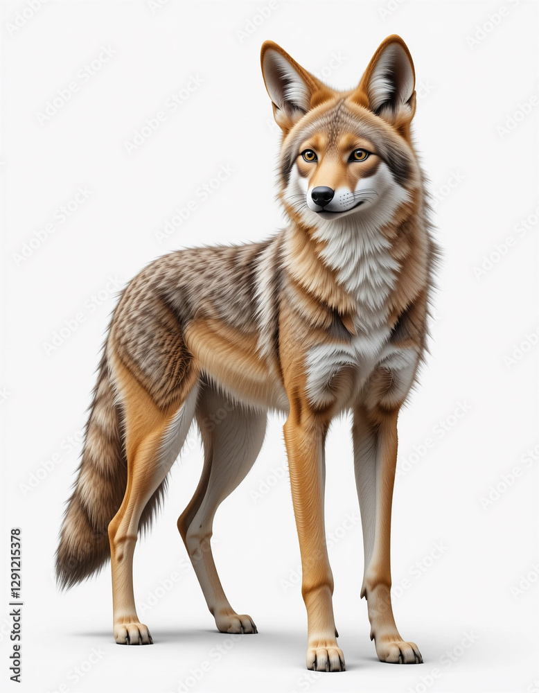 Fototapeta premium The Clever Coyote: A Symbol of Survival and Adaptability