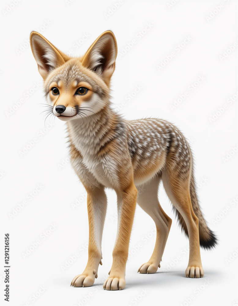 Fototapeta premium The Clever Coyote: A Symbol of Survival and Adaptability
