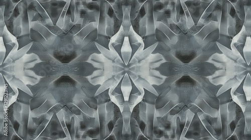 Stunning Gray and White Abstract Pattern Design