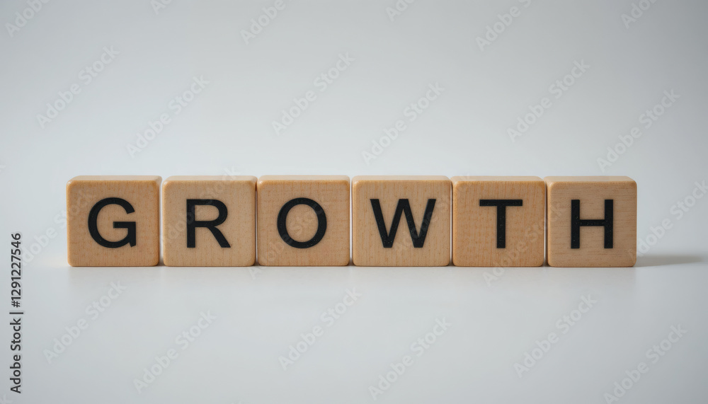 Wooden cubes with text Wooden cubes with text