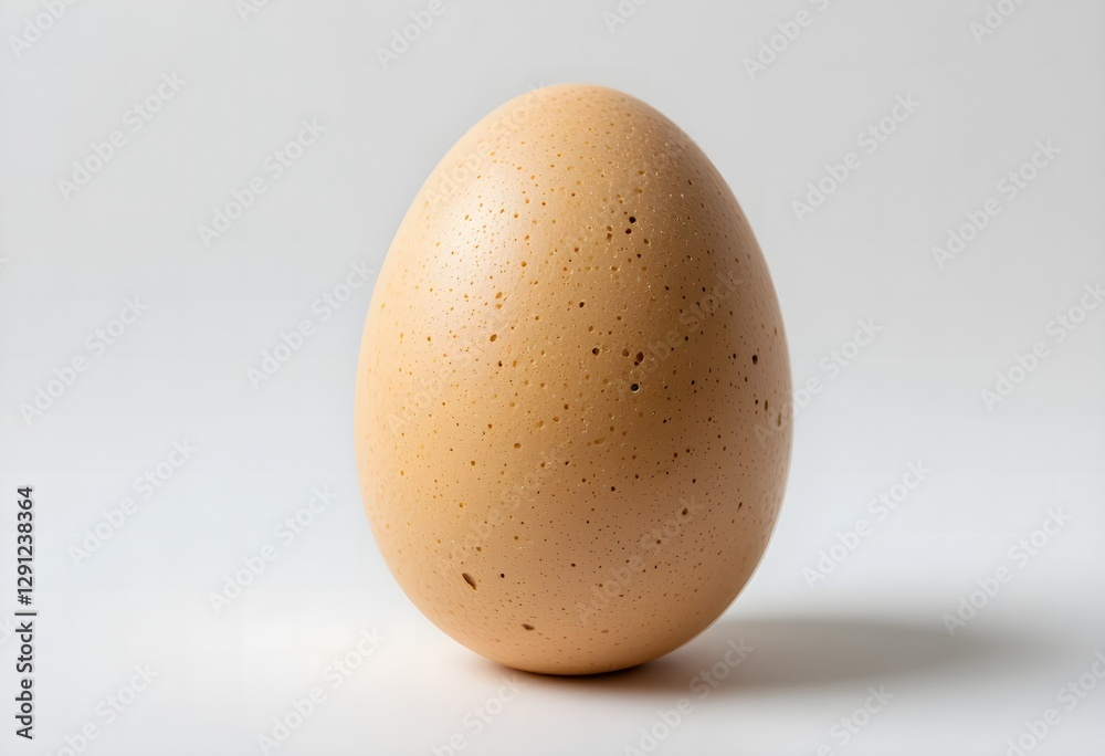 Chicken eggs on a white background 