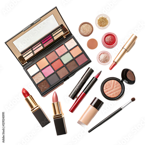 Makeup Kit: Eyeshadow, Lipstick, More! photo