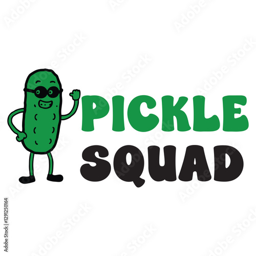 Pickles Quotes t-shirt design vector, Pickle Food cucumber illustration
