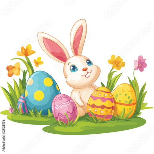 Easter day illustration