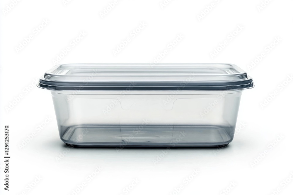 A Clear Plastic Food Container With Lid A Clear Plastic Food Container With Lid