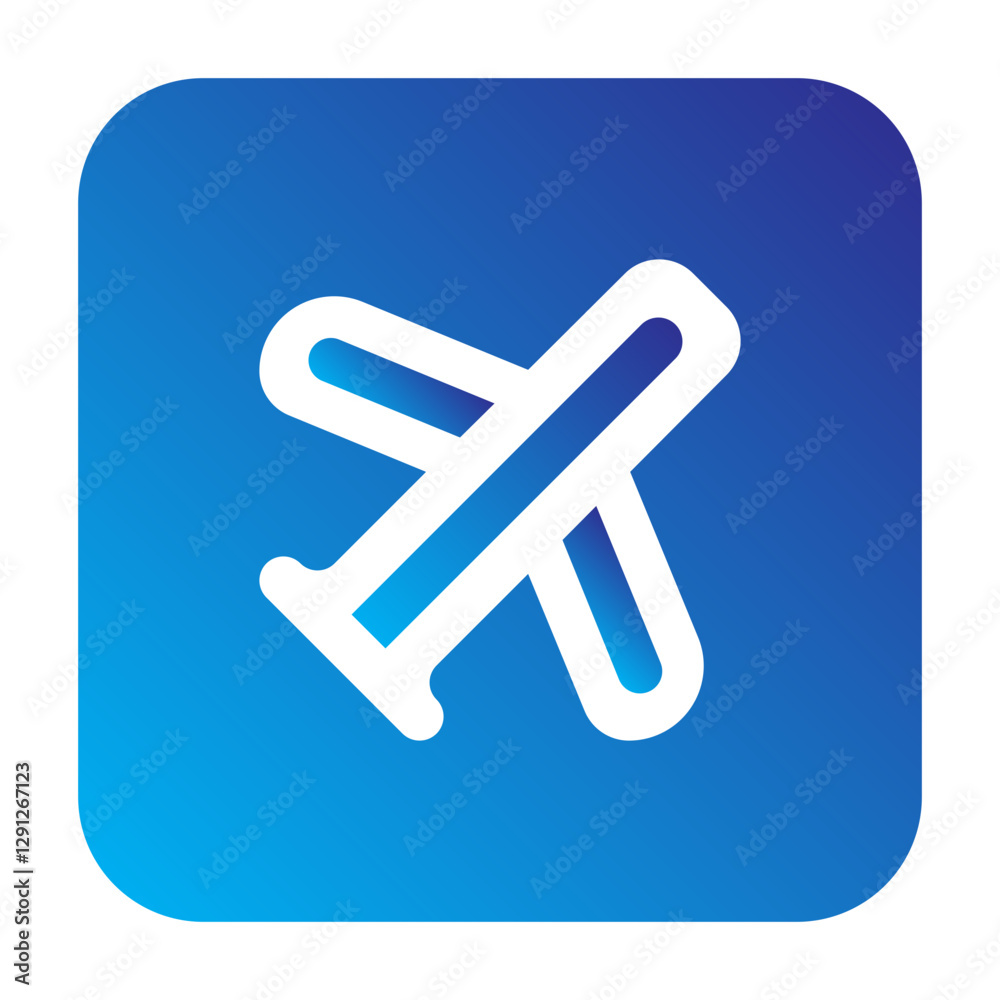 airplane Solid gradient icon airplane Solid gradient icon
