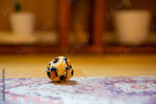 Leopard Print Cat Toy Ball