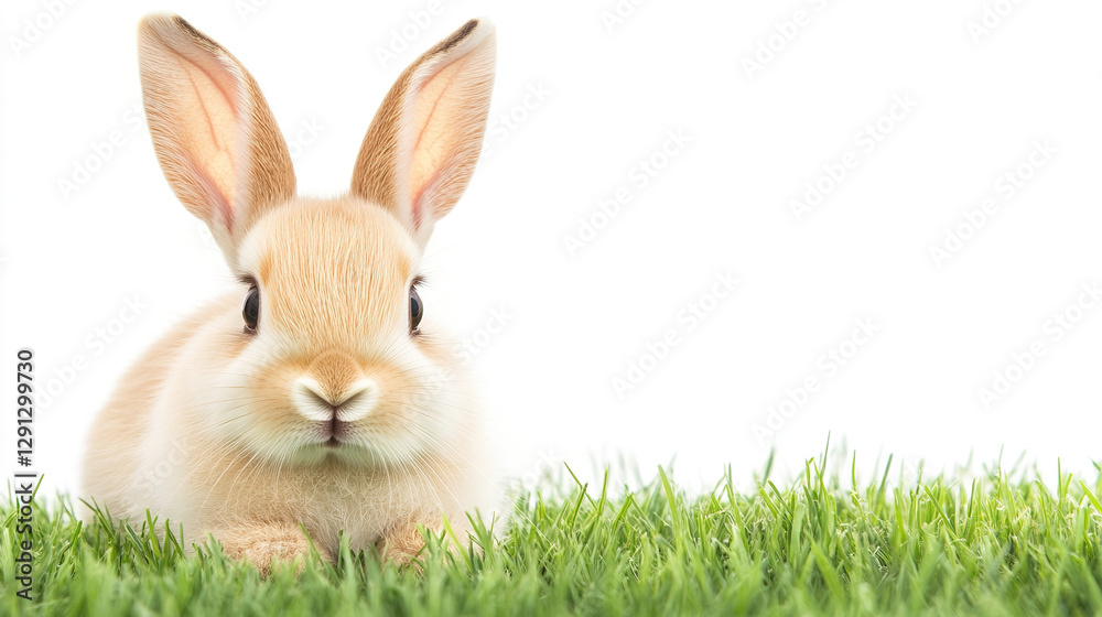 Fototapeta premium Rabbit on the Grass
