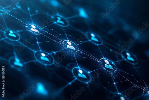 Digital network connecting users through technology and automation tools, showcasing collaboration and communication