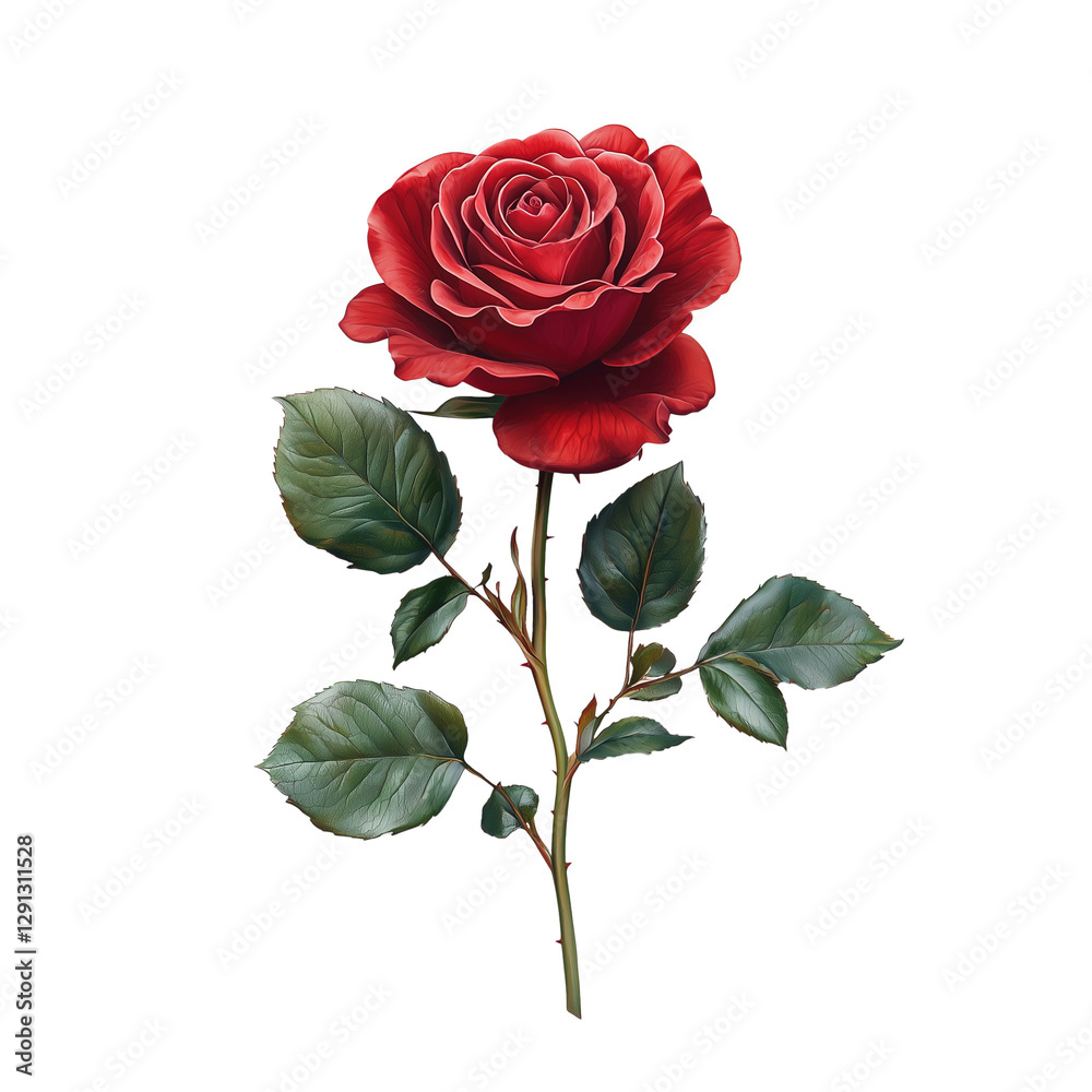 Rose in Full Bloom – Elegant and Romantic Flower Rose in Full Bloom – Elegant and Romantic Flower
