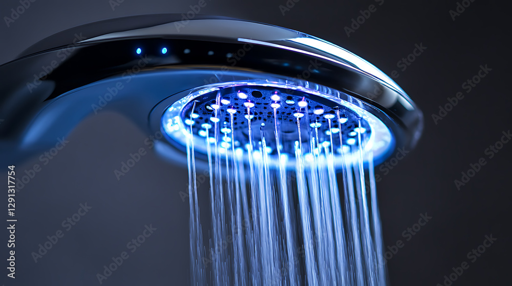 Low flow shower head, water saving device, bathroom upgrade, eco-conscious design. Low flow shower head, water saving device, bathroom upgrade, eco-conscious design.