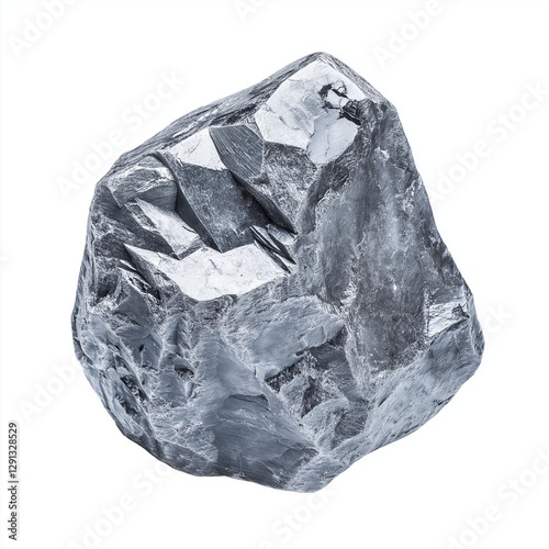 Rare earth minerals industry. Elements mining energy. Clip art. Holmium mineral specimen image suitable for clip art use.