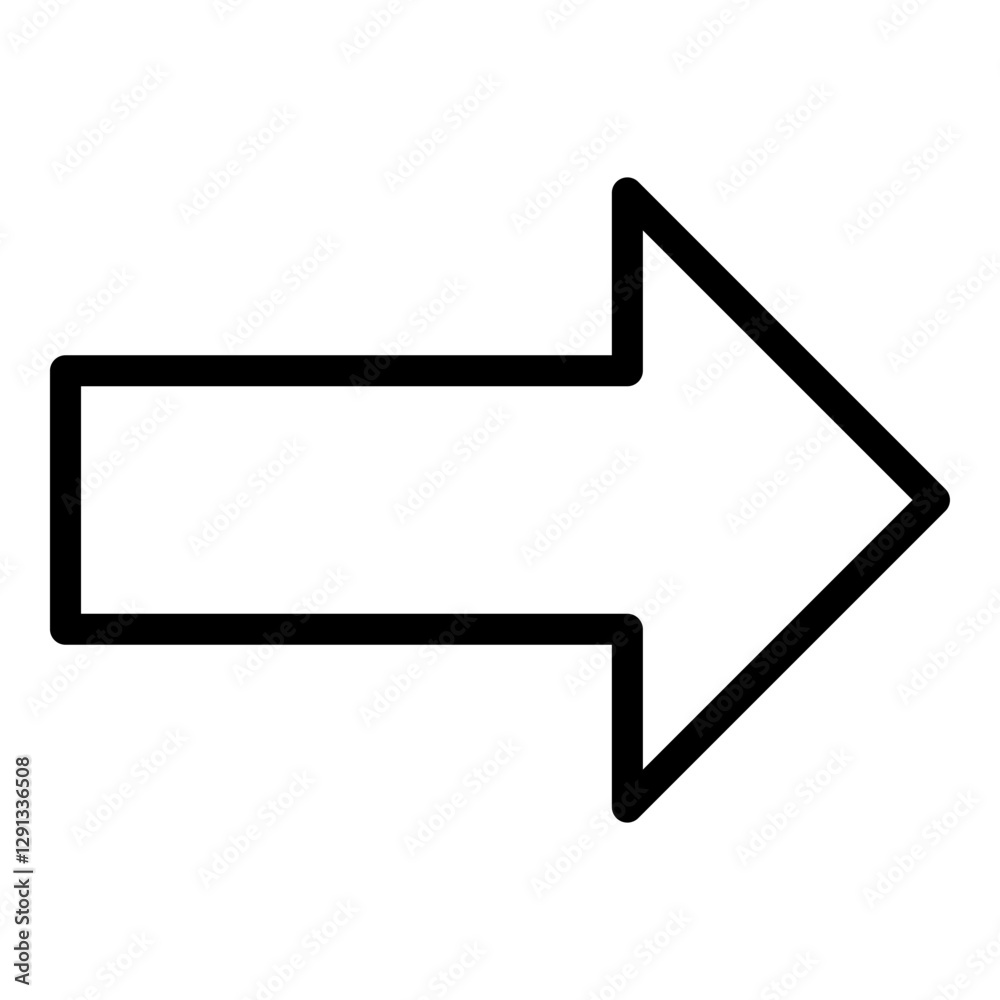 Direction icon. Vector line icon Direction icon. Vector line icon