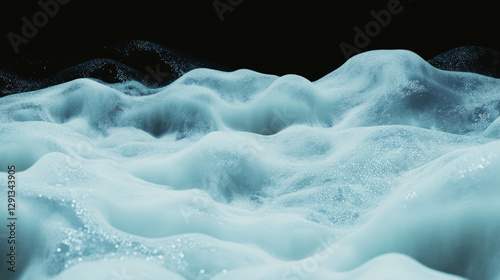 Abstract waves of foam texture for modern design projects and creative backgrounds