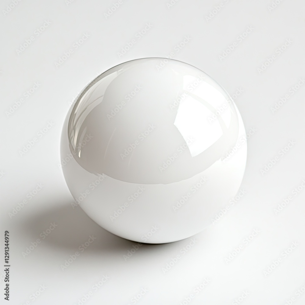 White sphere on a plain background White sphere on a plain background
