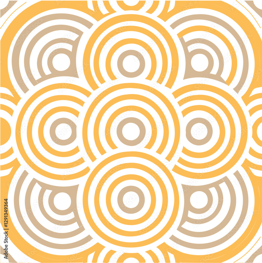 Golden Retro Circular Waves | Abstract Geometric Background
Golden Retro Circular Waves | Abstract Geometric Background