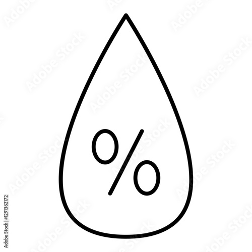 Barometer icon in outline style