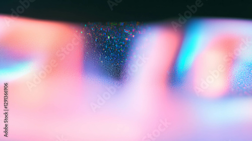 Abstract gradient color shift background with holographic effect for design projects