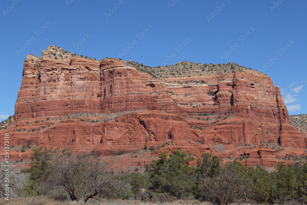 Courthouse Butte in Oak Creek, Arizona USA Courthouse Butte in Oak Creek, Arizona USA