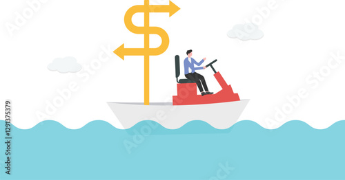 Businessmen run their business with a visionary vision to work to bring the company to the top in the market,
