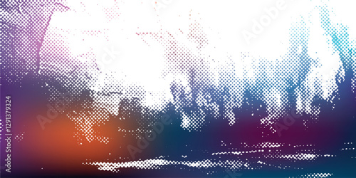 Illustration of Gold and blue colored geometric shapes pattern representing abstract background